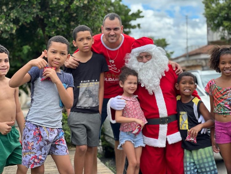 Natal Solidário: 60 cestas natalinas e centenas de brinquedos foram entregues na véspera do Natal