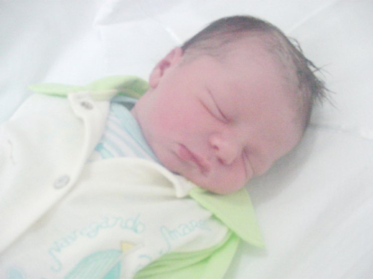 João Lucas é o primeiro bebê de 2008 em Arcos
