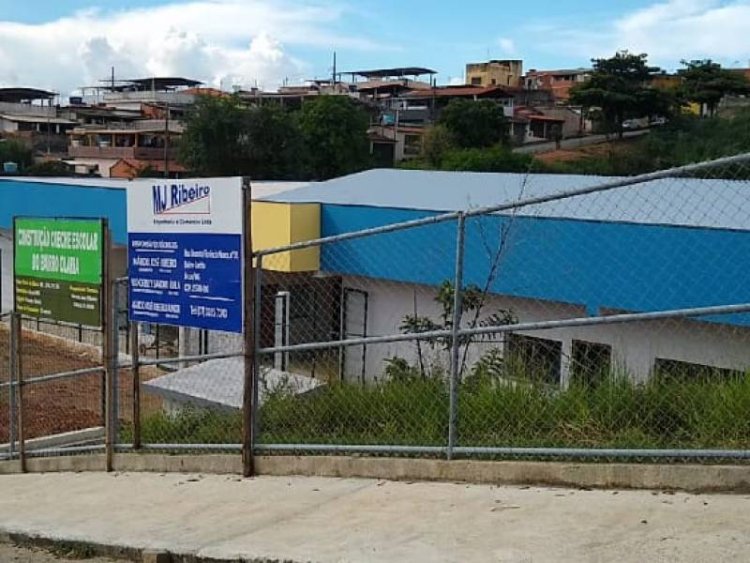 Obra da Creche no bairro Olaria está muito perto da conclusão