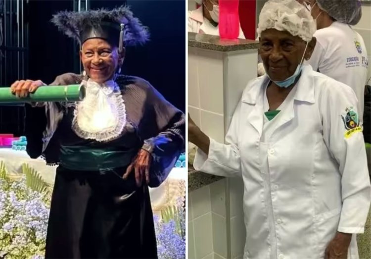 Superação: Idosa ex-doméstica conclui aos 83 anos curso de Enfermagem e realiza sonho