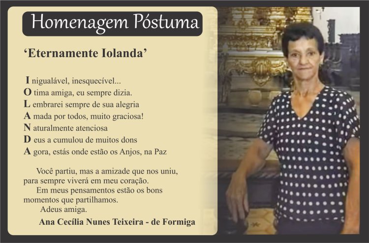 HOMENAGEM PÓSTUMA