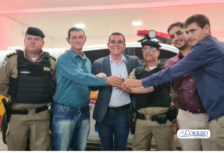 Polícia Militar de Arcos recebe viatura para patrulhamento rural