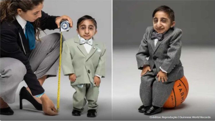 Iraniano com 65 centímetros entra para o Guinness Book como menor homem do mundo