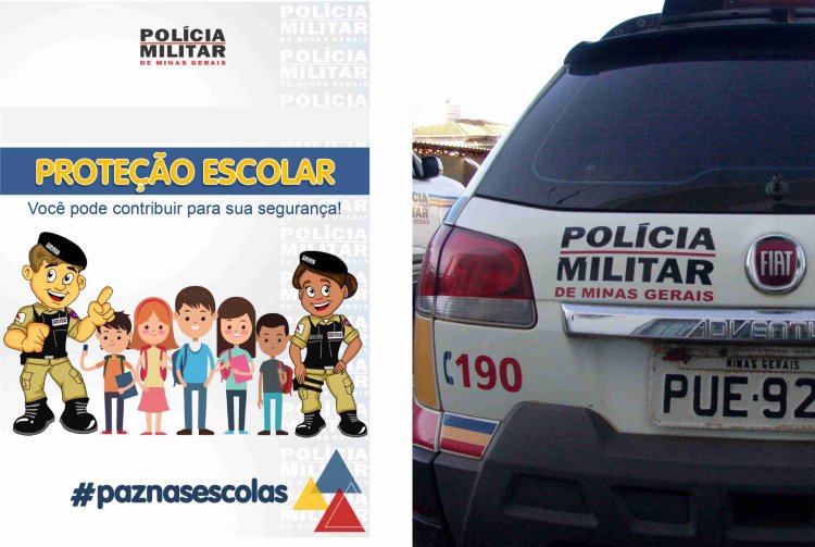 Operação Proteção Escolar da PM está sendo intensificada, em Arcos, nesta quinta-feira (20)