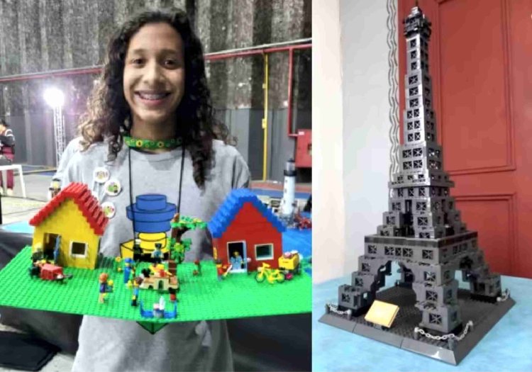 Menino autista expõe obras incríveis feitas com ‘Lego’ em Vitória (ES)