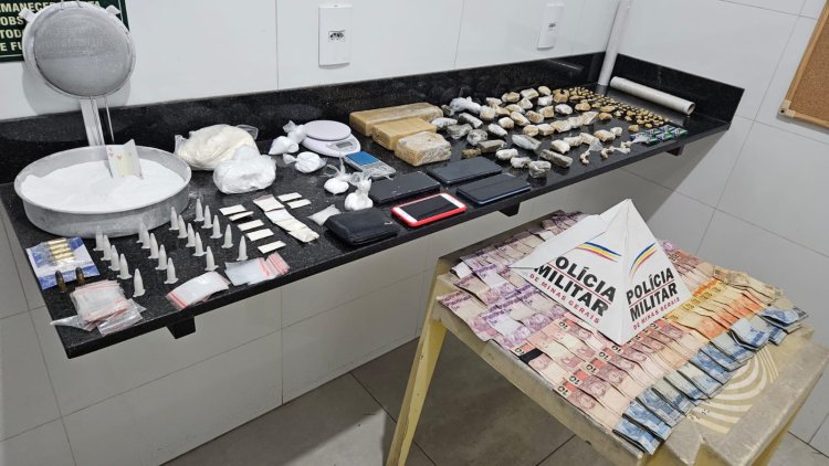 Ação conjunta da PM termina com apreensão de grande quantidade de drogas em Arcos