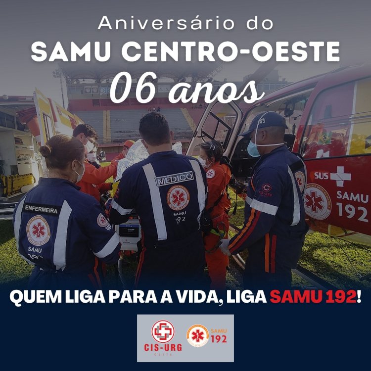 SAMU completa seis anos de funcionamento no Centro-Oeste mineiro