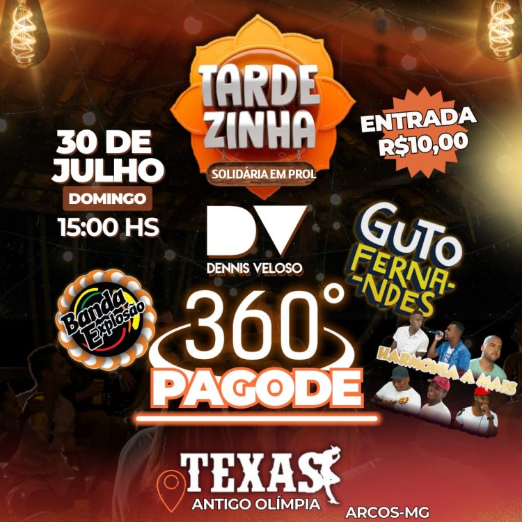 Tardezinha do Pagode neste domingo em prol de Dennis Veloso