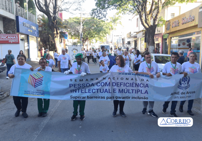 Desfile da Fanfarra abre a Semana Nacional da Pessoa com Deficiência em Arcos
