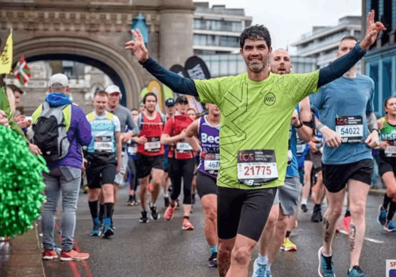 Brasileiro que teve ataque cardíaco completa duas maratonas dias depois