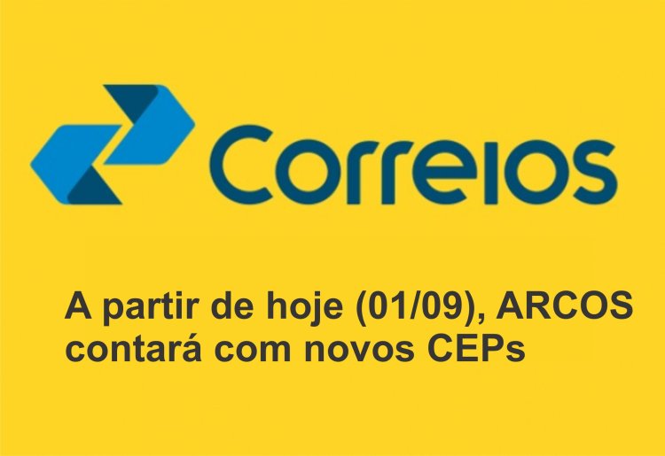 Arcos terá CEPs específicos por logradouro a partir de setembro