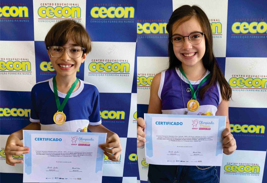 Alunos de escolas de Arcos conquistam 20 medalhas de ouro na OBMEP Mirim