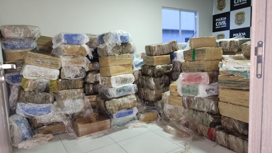 PCMG incinera mais de 4 toneladas de maconha em Formiga