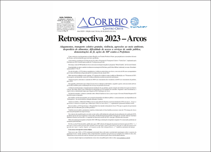 Edição 2240, de 06 de janeiro de 2024