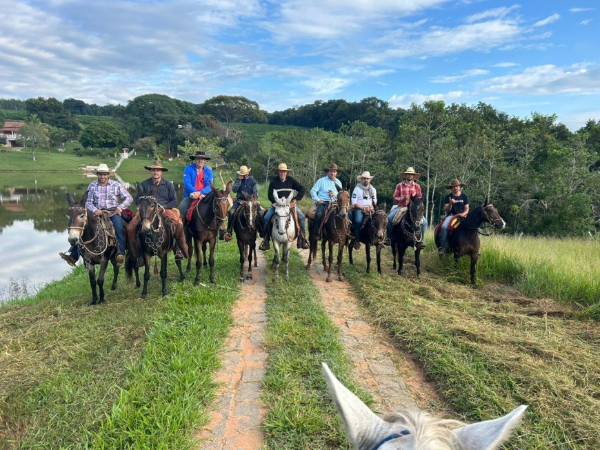 Comitiva retoma a cavalgada hoje, 03/04