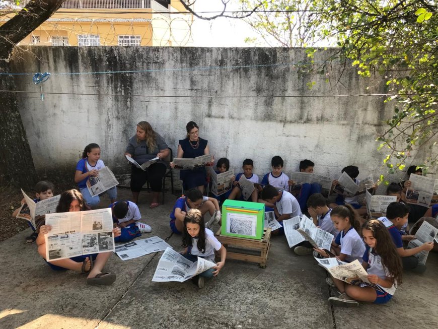 Escola Municipal Santo Antônio apresenta projeto de leitura “Ler é voar nas asas da imaginação”