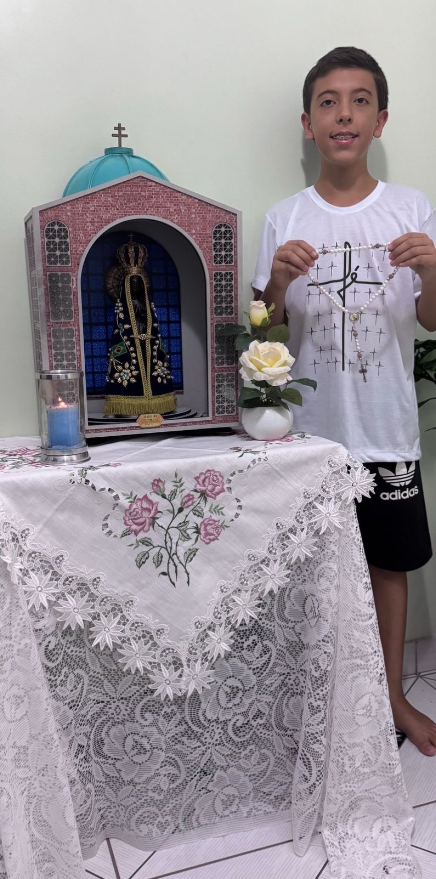 Arcos recebe visita da capelinha trazida do altar do Santuário Nacional de Aparecida