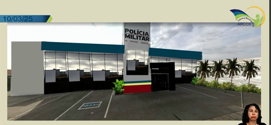 Necessidade de ampliação do quartel da PM em Arcos