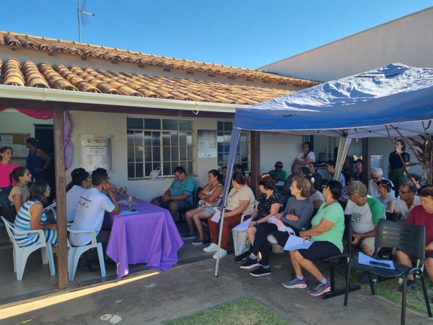 PSF Brasília em Arcos recebe comunidade na Pré-Conferência de Saúde