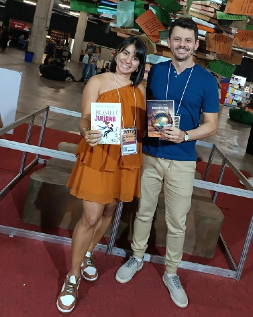 Casal de escritores arcoenses foi destaque na maior Bienal Literária de Minas